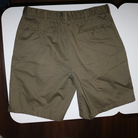 Cambridge Classics Shorts - Pleated - Green - W33 - Picture 5 of 7